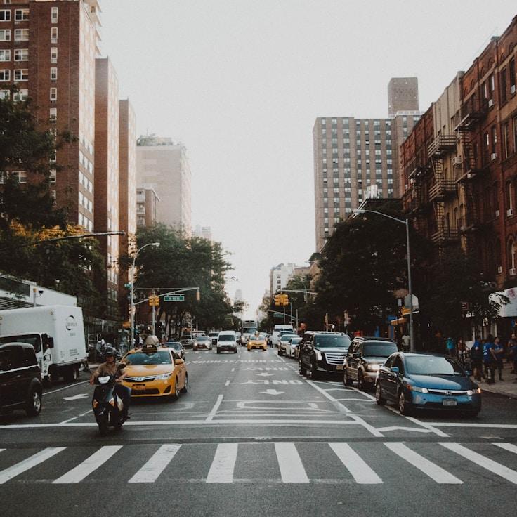 Families relaxing in a mall food court area